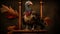 Magnificent Portraiture Poll The Thanksgiving Turkey Perched On A Wooden Chair