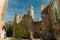 Magnificent ruins of monastery of San Anton - Castrojeriz, Castile, Spain - dec, 2021