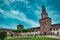 The magnificent Sforza Castle , Castello Sforzesco in Milan