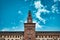 The magnificent Sforza Castle , Castello Sforzesco in Milan