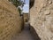 Magnificent side streets, narrow roads, architectural and artistic structures in mard