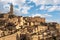 Magnificent skyline of historic Matera with the cathedral and cave church of Saint Mary of Idris, Southern Italy