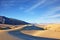 A magnificent sunrise amongst the sand dunes