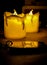 The magnificent view of artificial candles