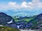 Magnificent view from the ChÃ¤serrugg peak in the Churfirsten mountains