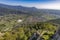 The magnificent view point on the Susa Valley taken from The Sacra of San Michele, province of Turin, Piedmont, Italy