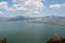 Magnificent view at Prespes Lake Florina Greece