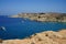 Magnificent views of Colden Bay. Mellieha, Malta.