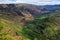 Magnificent Waimea Canyon (also known as Grand Canyon of the Pacific) in Kauai Island