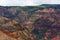 Magnificent Waimea Canyon (also known as Grand Canyon of the Pacific) in Kauai Island