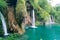 Magnificent waterfalls in Plitvice National Park