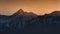 Magnificient sunset on Stok Kangri Mountain