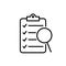 Magnifier assessment checklist icon