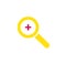 Magnifier icon. Symbol of search. Isolated object