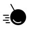 Magnify vector glyph flat  icon