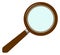 Magnifying glass color icon. Search symbol. Zoom sign