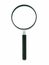 Magnifying glass isolated