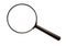 Magnifying glass (isolated). Without glass, only m