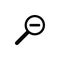magnifying glass reduce icon. Element of minimalistic icon for mobile concept and web apps. Signs and symbols collection icon for