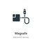Magsafe vector icon on white background. Flat vector magsafe icon symbol sign from modern electronic devices collection for mobile