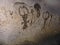 Magura Cave in Bulgaria. Prehistoric wall paintings drawings with bat guano.