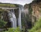 Magwa Falls, waterfall forests and jungle in the wild coast of South Africa