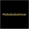 Mahakaleshwar lord Shiva jyotirlinga typography in golden color. Mahakaleshwar lettering