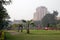 Mahakaran Garden in front of the Writers Building in Kolkata