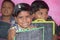 Maharastra, India - July 2019: unidentified rural school students in the classroom of their school, scene of a rural or small