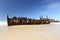 The Maheno shipwreck, Fraser Island, Queensland, Australia