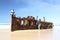 The Maheno shipwreck, Fraser Island, Queensland, Australia