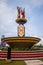 Mahir Mahar Monument in Palangkaraya, The monument depicts a pair of traditional dancers of Central Kalimantan.