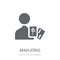 Mahjong icon. Trendy Mahjong logo concept on white background fr