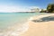 Maiahula Beach in Hawaii, USA with white sand and palm trees