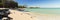 Maiahula Beach in Hawaii, USA with white sand and palm trees