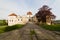 Maib view to famous ukranian landscape ruined Svirzh Castle