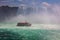 The The Maid of mist at the impressive Niagara Falls, Ontario, Canada