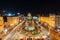 Maidan Nezalezhnosti at night before revolution