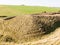 maiden castle iron age old fortress landscape nature grassland a