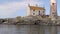 Maidens Lighthouse Northern Ireland in Irish Sea