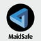 MaidSafe MAID decentralized blockchain criptocurrency network vector logo