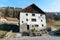 Maienfeld, GR / Switzerland - 25. December 2018: View of the historic home of Heid from the fictional story in the Swiss village o