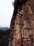 Maiji Shan Stone Mountain with ancient buddhist carving statue.