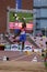 MAIKEL Y. VIDAL from Cuba win silver in the long jump final at the IAAF World U20 Championships in