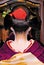 Maiko hairstyle and neck painted white