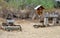 Mail barrels at Post Office Bay, Isla Floreana, Galapagos Islands