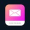 Mail, Email, User, Interface Mobile App Button. Android and IOS Glyph Version