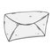 Mail envelope hand drawn. Vector of envelope. Postal envelope icon