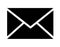 Mail envelope, letter, post, postal service for communication and correspondence, sent by mail or messenger, graphic, outline,