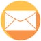 Mail flat icon envelope symbol